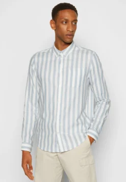Pier One Overhemd -Light Blue/White -Modieuze Mannen 075f679a0b834f3bab17c655dc435bee scaled