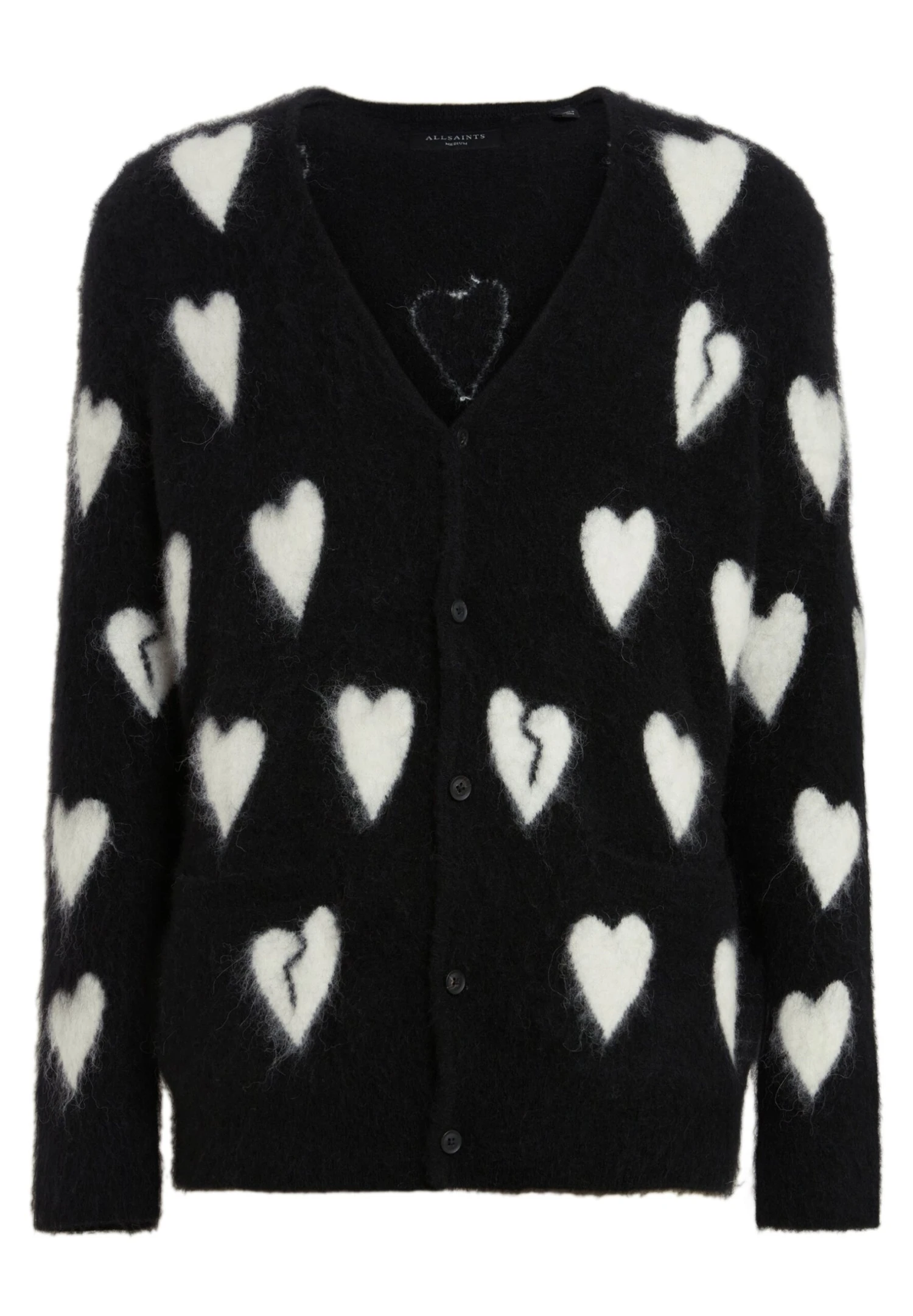 AllSaints Amore - Vest - Black/White 4 AllSaints Amore - Vest - Black/White - Afbeelding 4