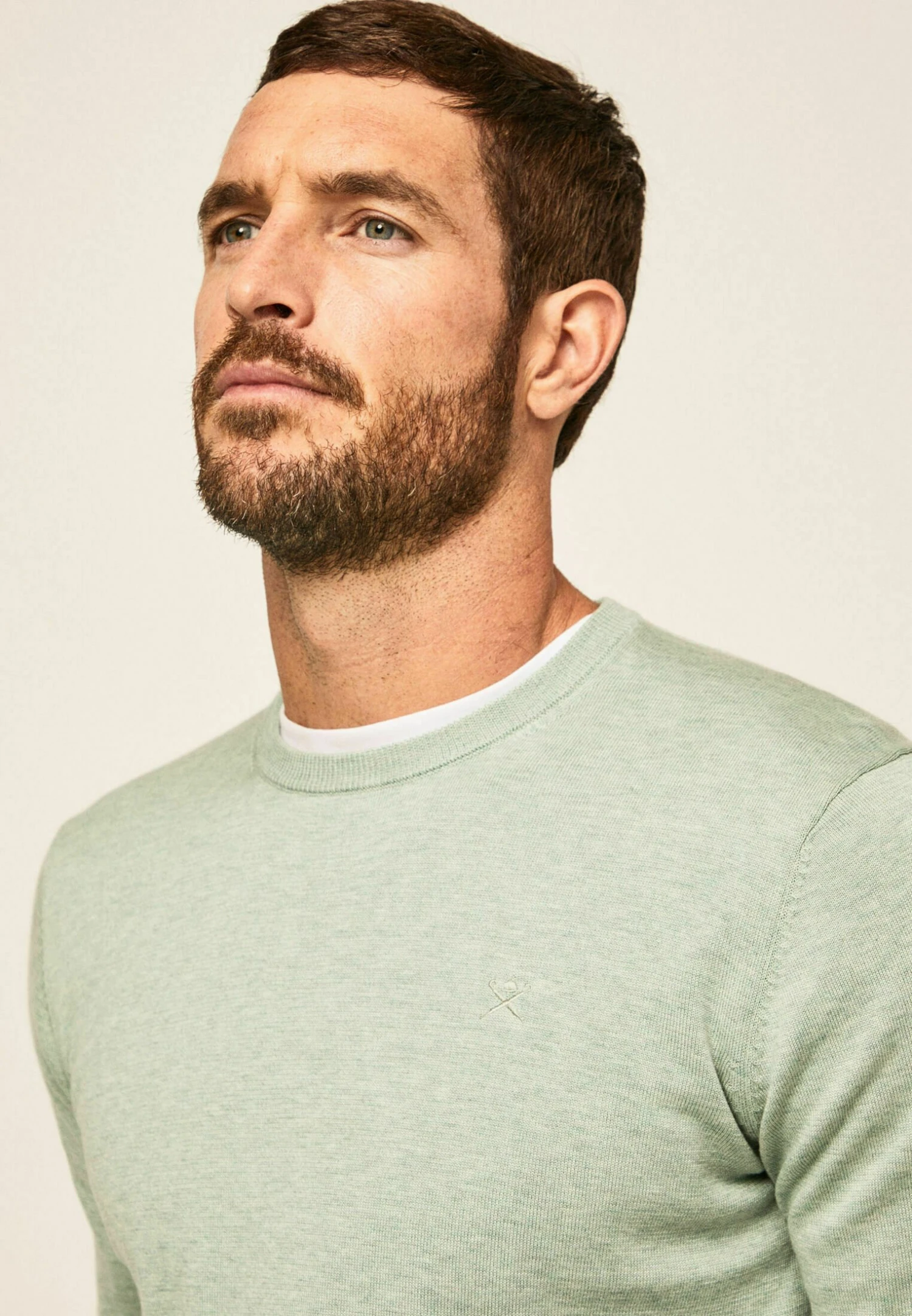 Hackett London Crew - Trui - Dusty Green 4 Hackett London Crew - Trui - Dusty Green - Afbeelding 4