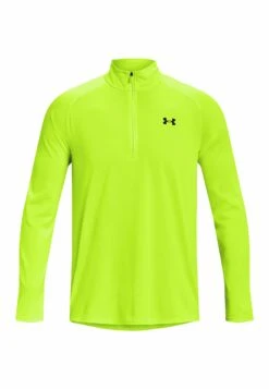 Under Armour Tech 1/2 Zip - Longsleeve - Lime Surge -Modieuze Mannen 1d3704bd6afa44a494968083ca4db4d1