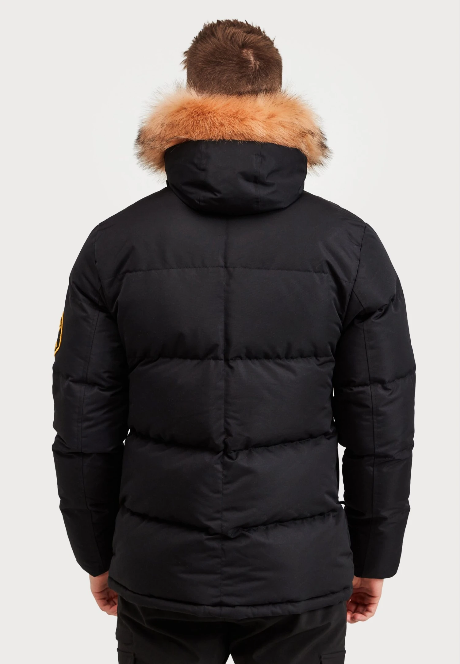 Oshawa Puffer Parka Jacket - Winterjas - Black 3 Oshawa Puffer Parka Jacket - Winterjas - Black - Afbeelding 3