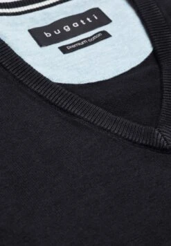 Bugatti V-Neck - Trui - Marine -Modieuze Mannen 228d8f70739447b09b808d24efb75ebe