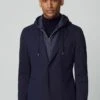 Hackett London Sports W Hooded Bib - Blazer - Navy Blue