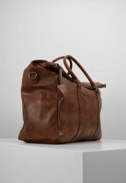 Pier One Unisex - Weekendtas - Dark Brown -Modieuze Mannen 2b4cd9867a394f97979c8dd1ca03c9ea