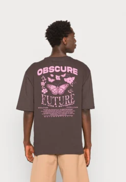 YOURTURN Nostalgia Future Tee Unisex - T-Shirt Print - Brown