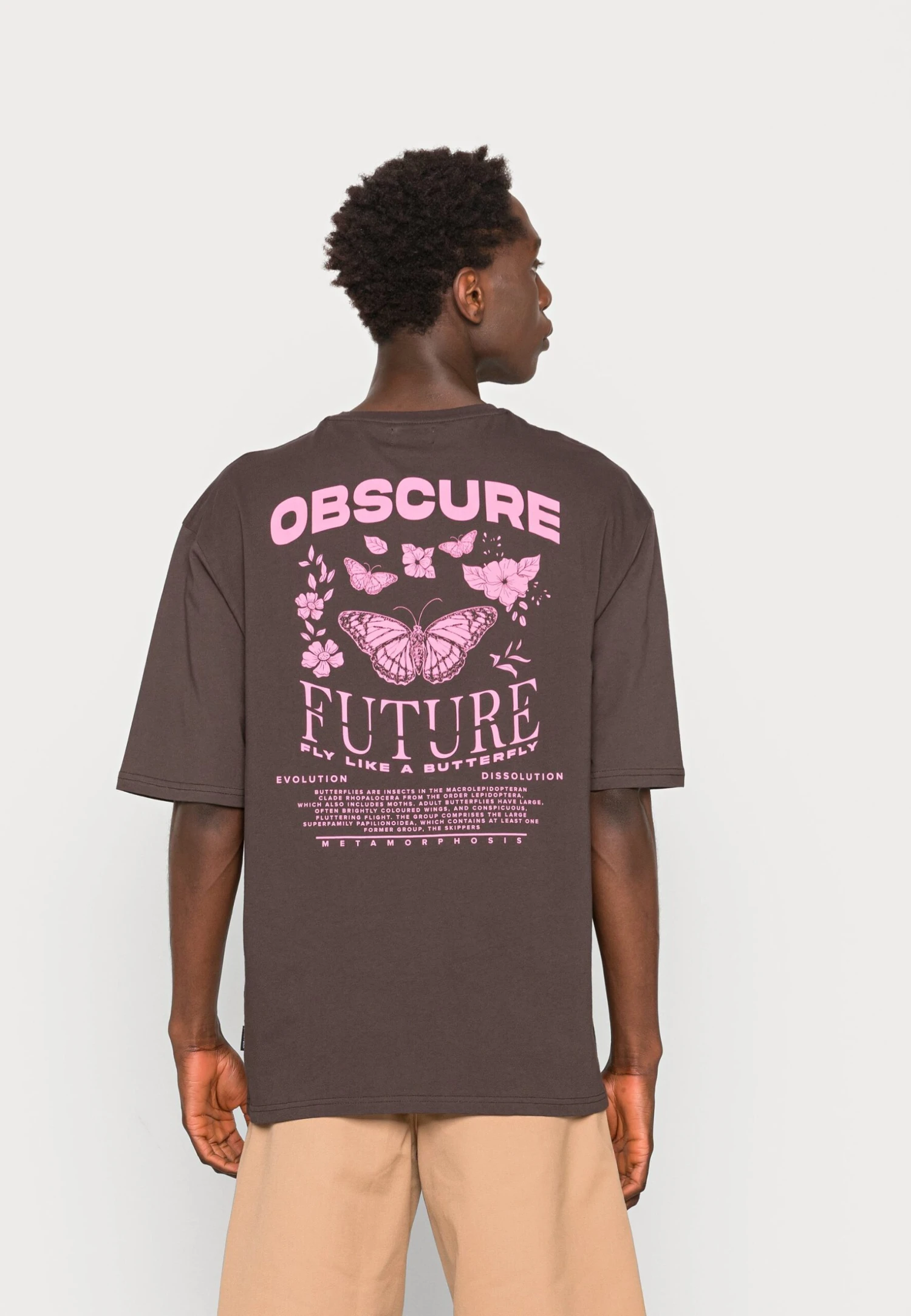 YOURTURN Nostalgia Future Tee Unisex - T-Shirt Print - Brown 1 YOURTURN Nostalgia Future Tee Unisex - T-Shirt Print - Brown