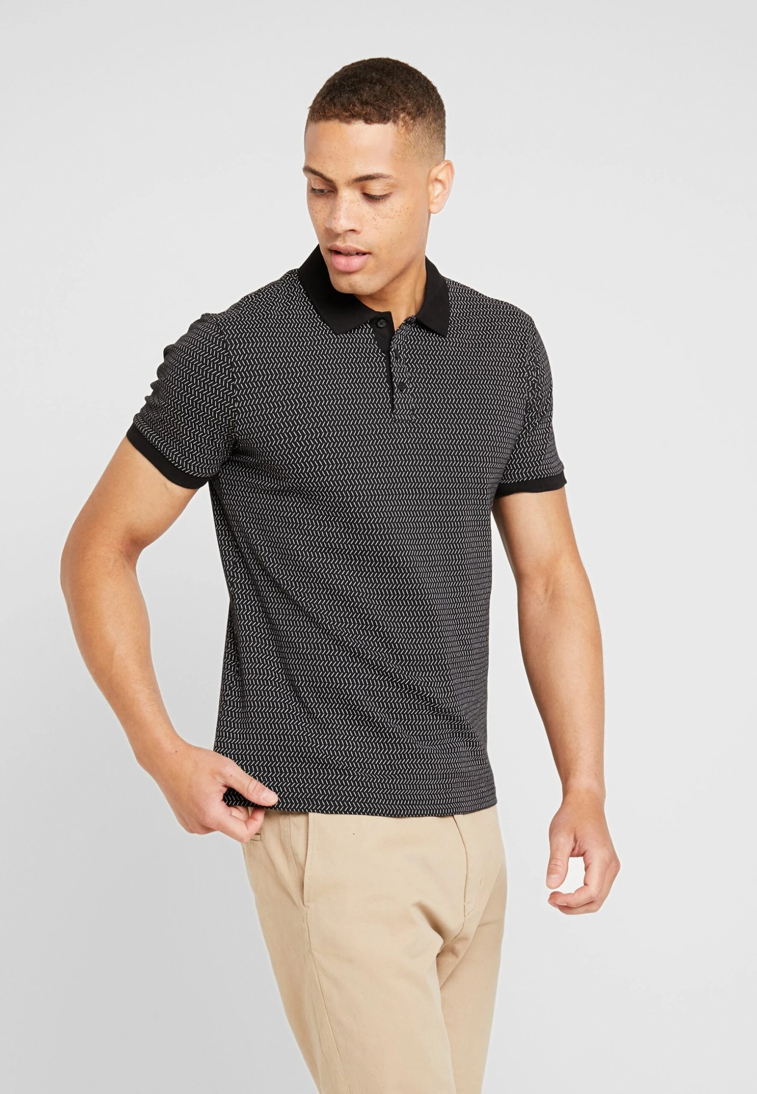 Pier One Poloshirt - Black 1 Pier One Poloshirt - Black