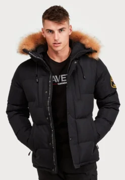 Oshawa Puffer Parka Jacket - Winterjas - Black
