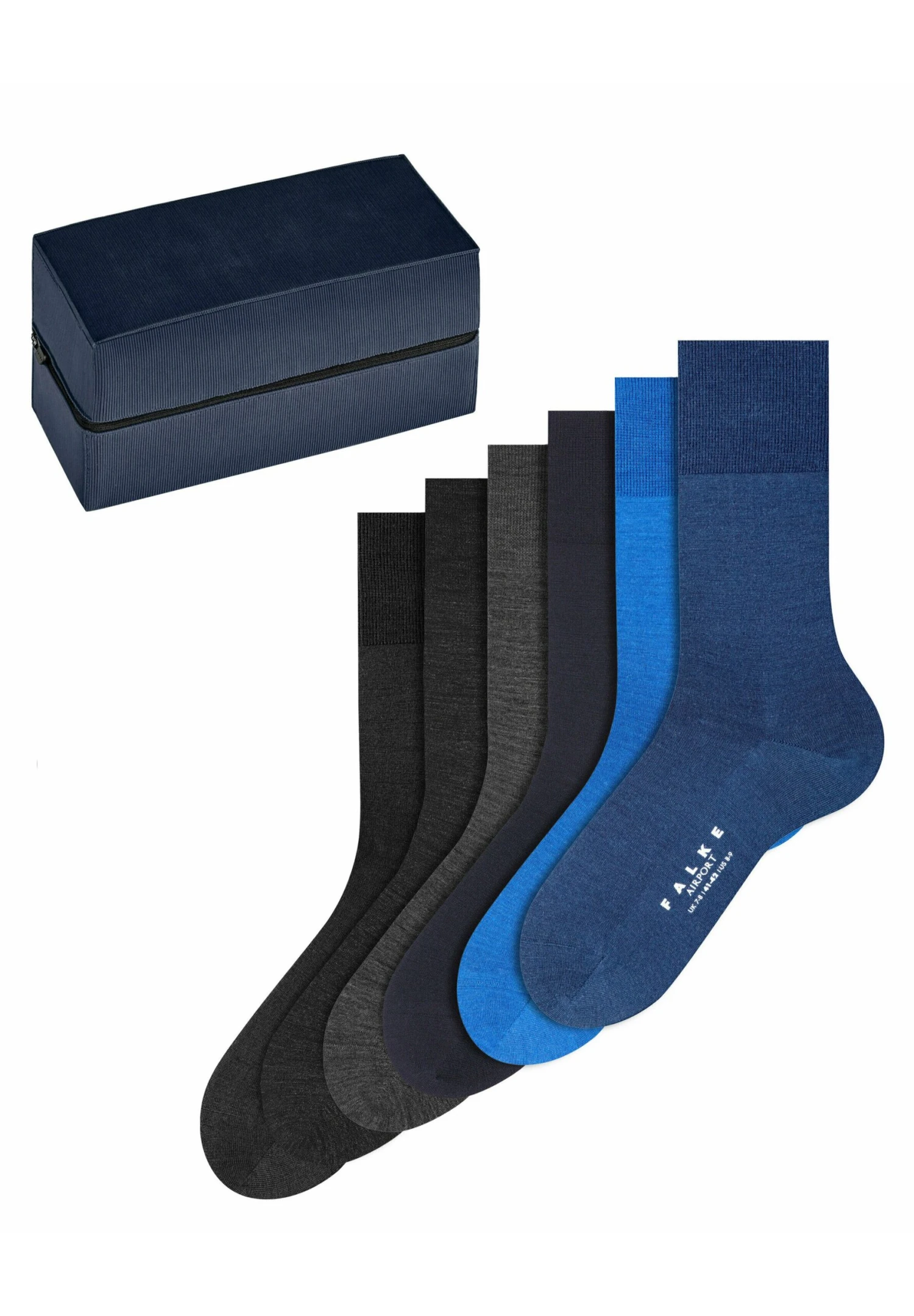 Falke Airport Traveller Bag 6-Pack Business & Casual - Sokken - Blue 6 Falke Airport Traveller Bag 6-Pack Business & Casual - Sokken - Blue - Afbeelding 6