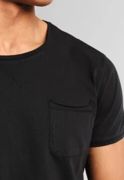 Pier One Garment Tee - T-Shirt Basic - Black -Modieuze Mannen 6a108a6cdc0a40208a060ee0ef6ba83f