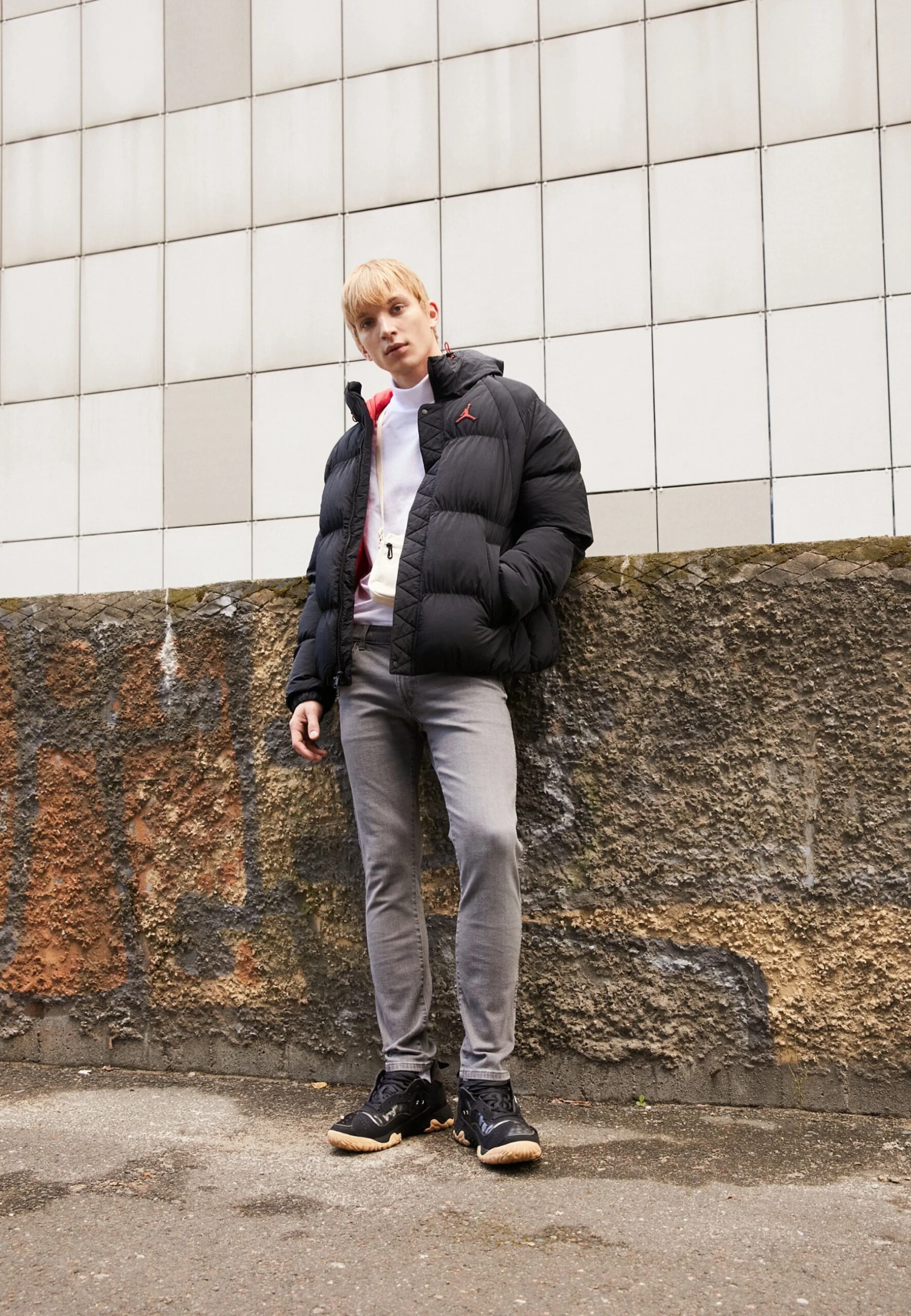 Jordan Puffer Jacket - Winterjas - Black/Fire Red 2 Jordan Puffer Jacket - Winterjas - Black/Fire Red - Afbeelding 2