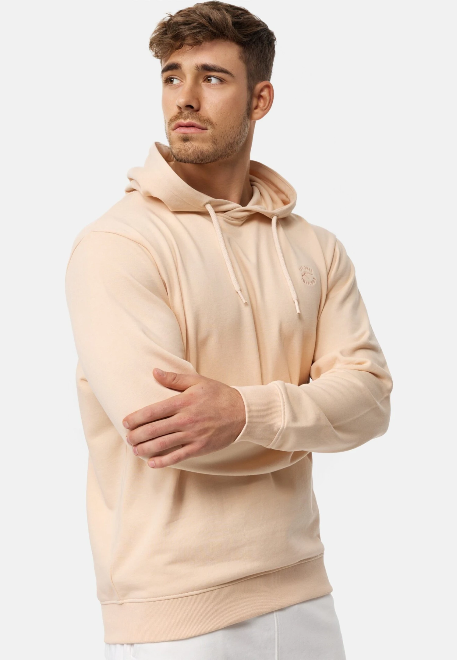 Indicode Jeans Simpson - Hoodie - Pale Peach 4 Indicode Jeans Simpson - Hoodie - Pale Peach - Afbeelding 4