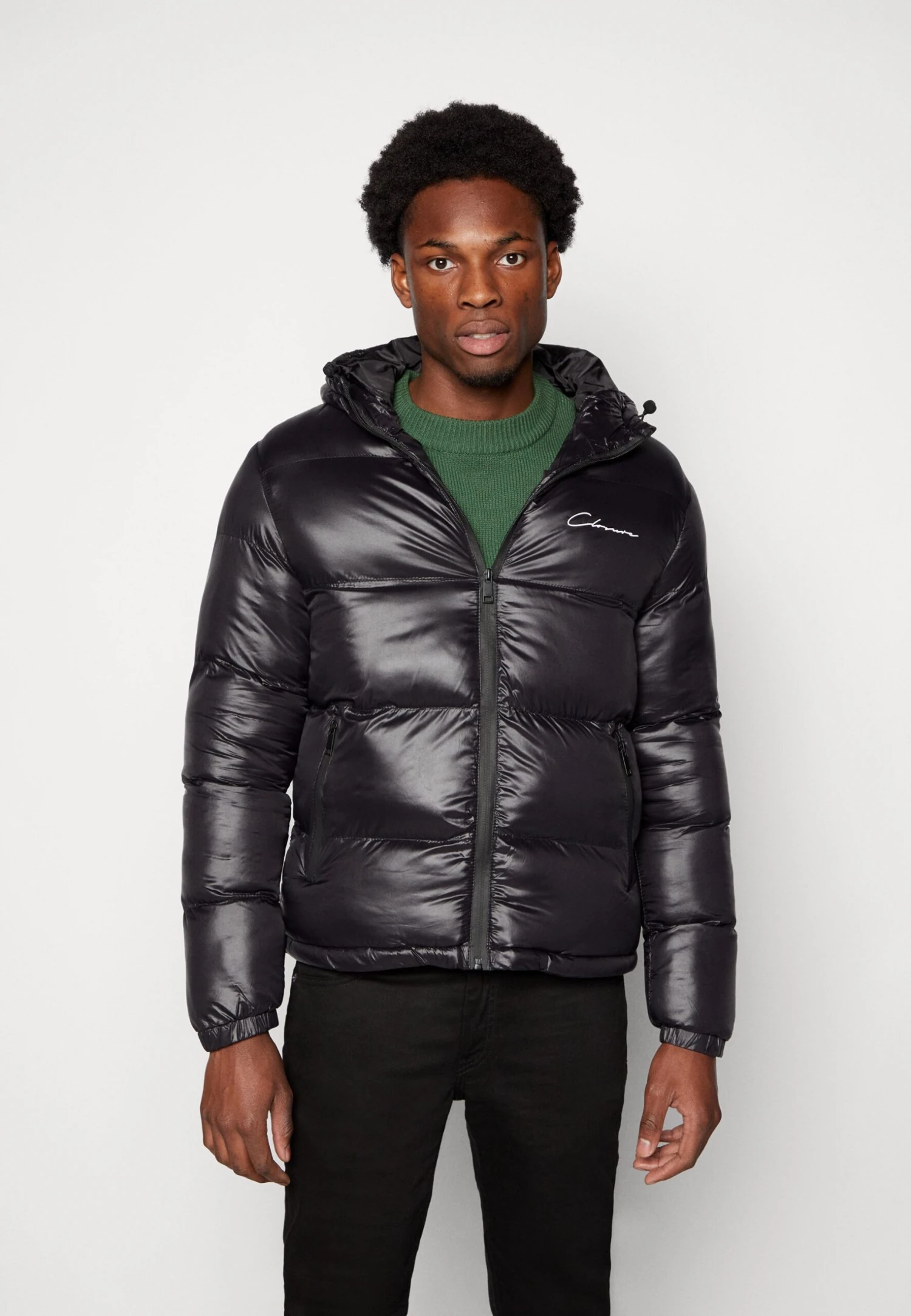 Racer Logo Puffer Jacket - Winterjas - Black 1 Racer Logo Puffer Jacket - Winterjas - Black