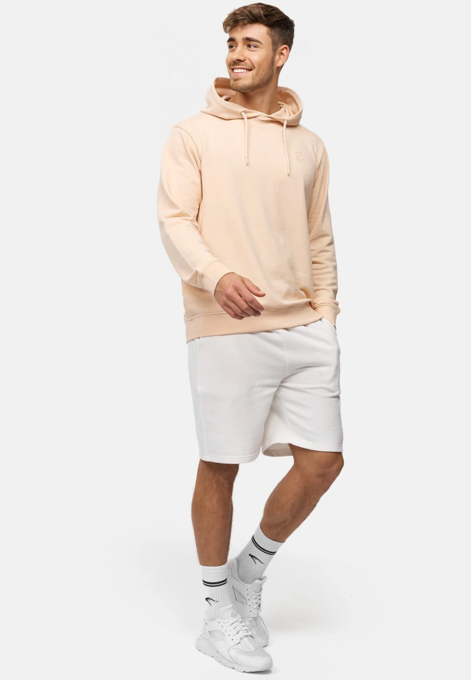 Indicode Jeans Simpson - Hoodie - Pale Peach 2 Indicode Jeans Simpson - Hoodie - Pale Peach - Afbeelding 2