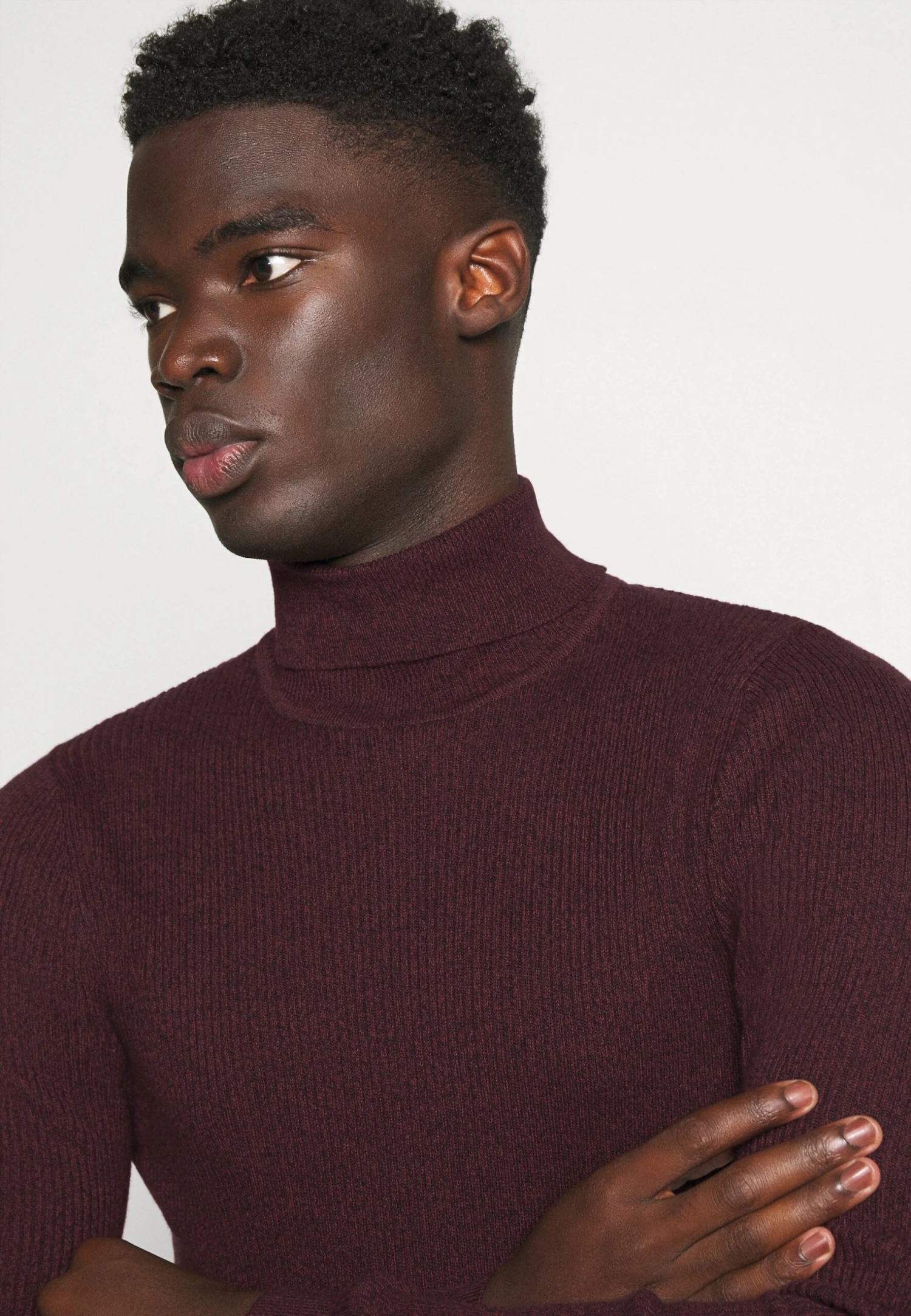 Pier One Muscle Fit Turtle - Trui - Mottled Bordeaux 4 Pier One Muscle Fit Turtle - Trui - Mottled Bordeaux - Afbeelding 4