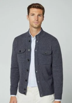 Hackett London Chest Pocket Fb - Vest - Charcoal Grey -Modieuze Mannen 9341542551b14631ab3fe3d99d088383