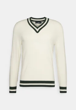 Hackett London Contrast Trim V Neck - Vest - Ecru/Green -Modieuze Mannen 96591502fd174943a30ecf07a9160992 scaled