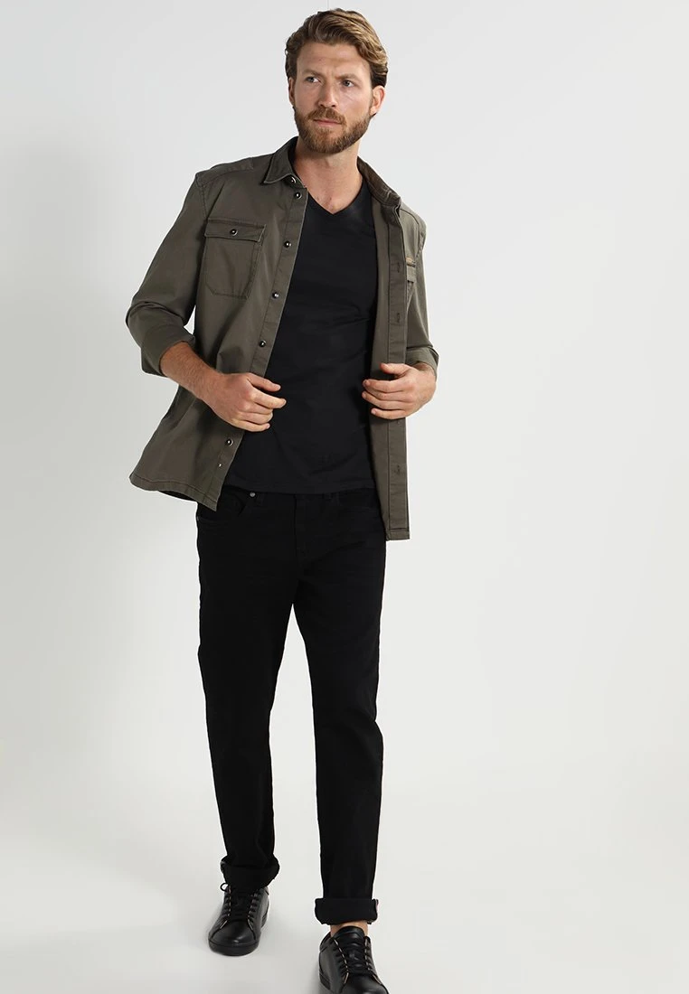 Pier One 2 Pack - T-Shirt Basic - Black 2 Pier One 2 Pack - T-Shirt Basic - Black - Afbeelding 2