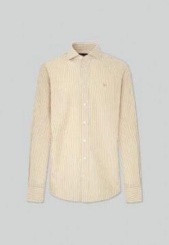 Hackett London Essential Bengal Stripe - Overhemd - White Yelow -Modieuze Mannen a75a3b1f779940679285870353c32a45