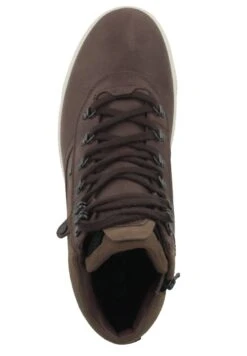 ECCO Sneakers Hoog - Chocolate-Cocoa Brown -Modieuze Mannen ae1bd5b3dbaa4c76896465d974959f0f