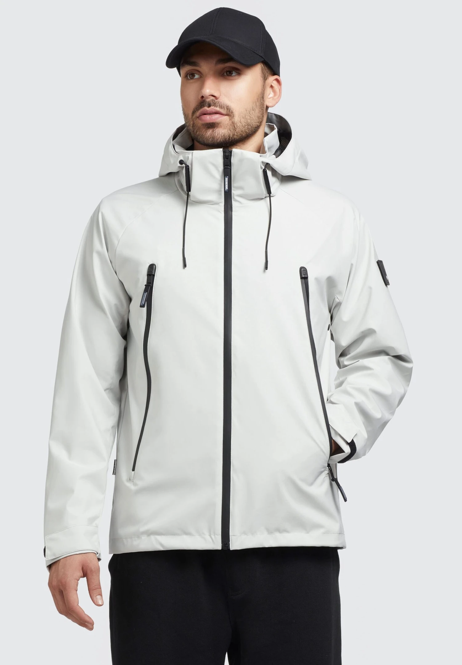 Khujo Adam - Regenjas - Hellgrau 1 Khujo Adam - Regenjas - Hellgrau