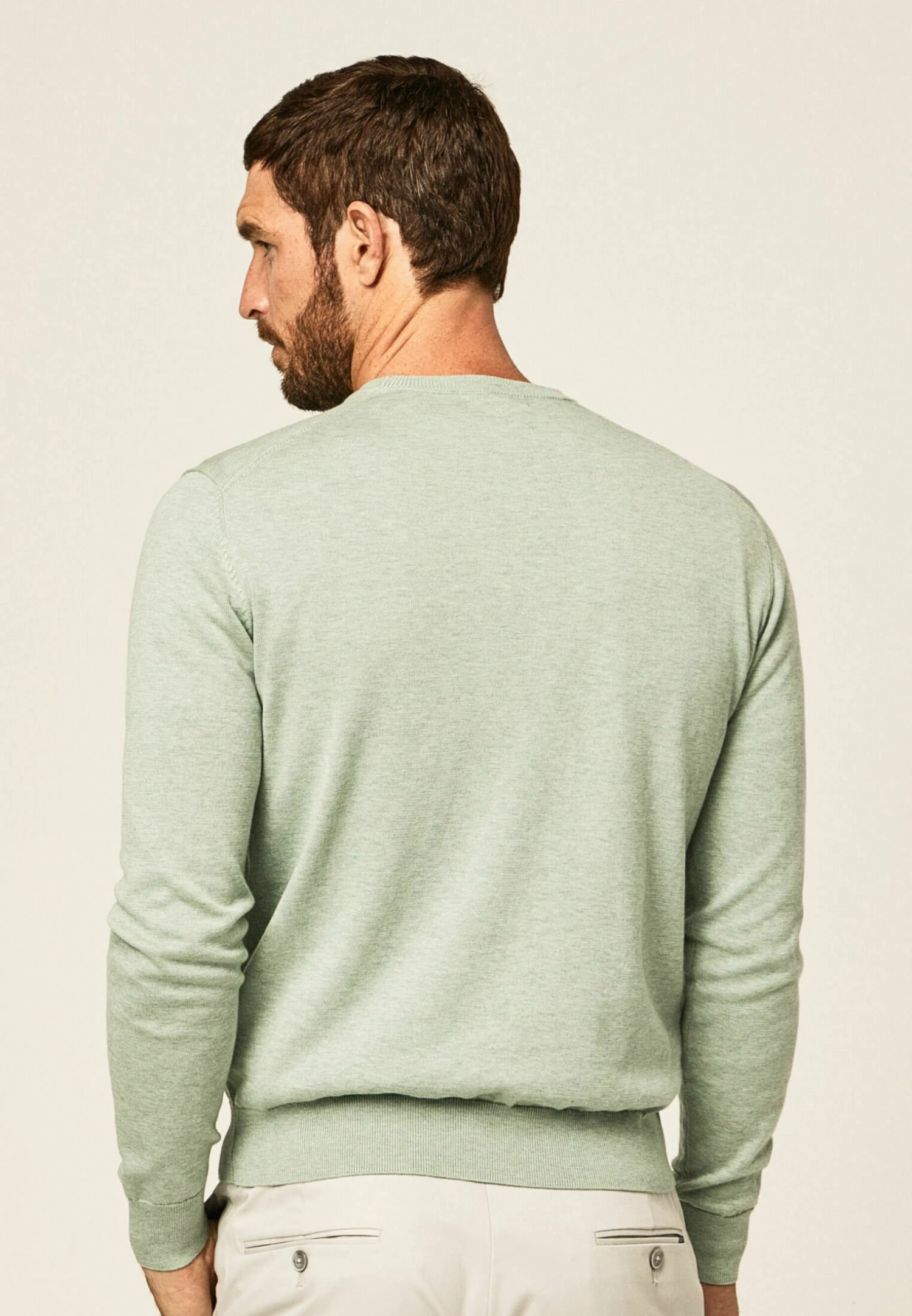 Hackett London Crew - Trui - Dusty Green 3 Hackett London Crew - Trui - Dusty Green - Afbeelding 3