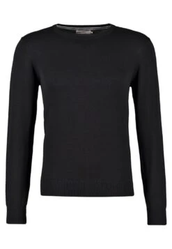 Pier One Basic Crewneck - Trui - Black -Modieuze Mannen c5ca2388fe5d4d33a54abb4077ab8816