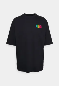 YOURTURN Graphic Tee With Foil Ticket Unisex - T-Shirt Print - Black