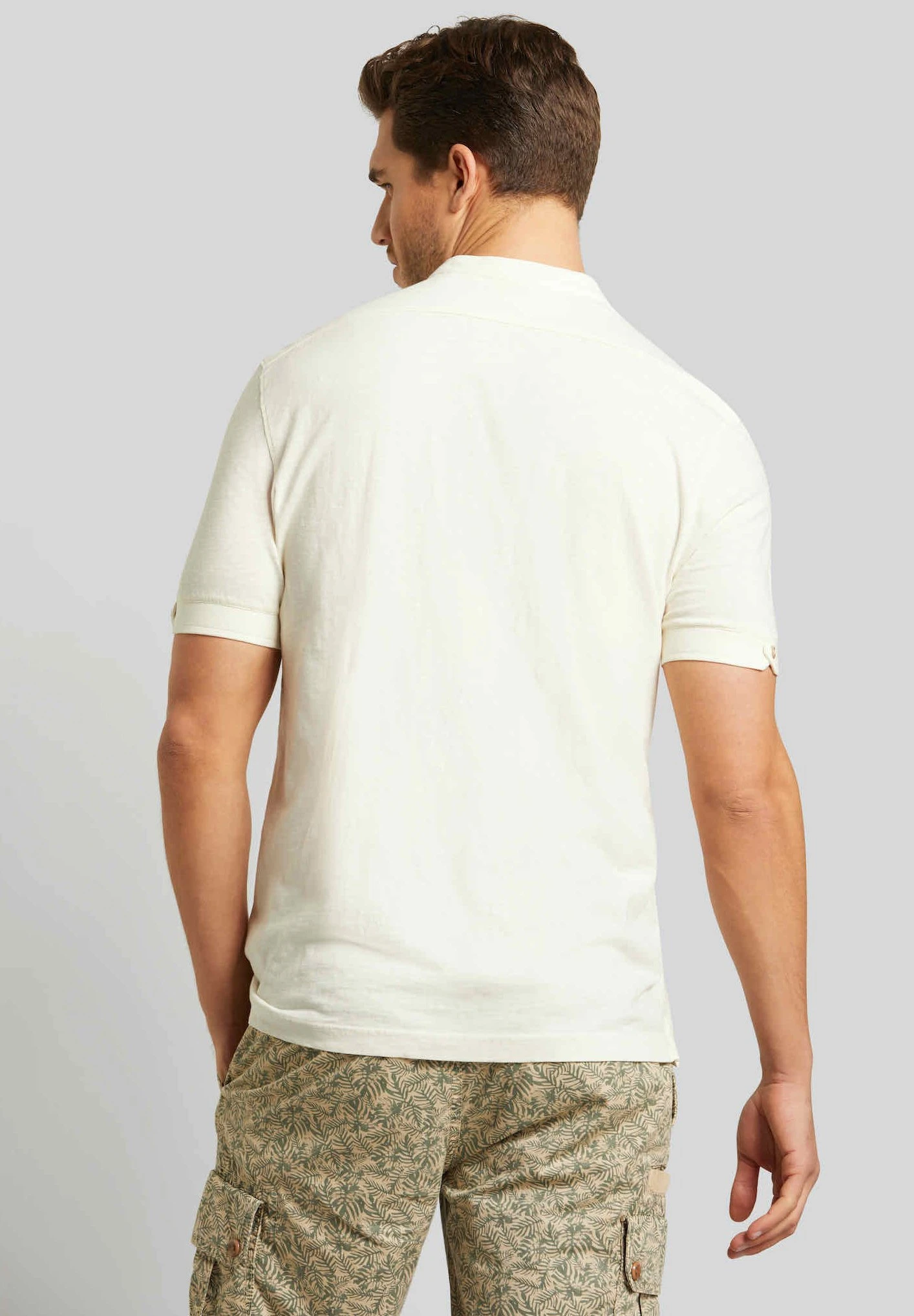 Bugatti Modern Fit - Poloshirt - Ecru 2 Bugatti Modern Fit - Poloshirt - Ecru - Afbeelding 2