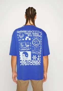 YOURTURN Unisex - T-Shirt Print - Blue -Modieuze Mannen d55d347e946e44aa8eef446fe6e957c5 scaled