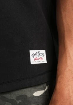 Pier One Garment Tee - T-Shirt Basic - Black -Modieuze Mannen d7d65e25c1034ac4a390973ab6342d9a