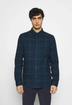 Pier One Overhemd - Dark Blue/Teal 8 Pier One Overhemd - Dark Blue/Teal -Modieuze Mannen d849f6aae39d482ebdb87e905c87a19d scaled