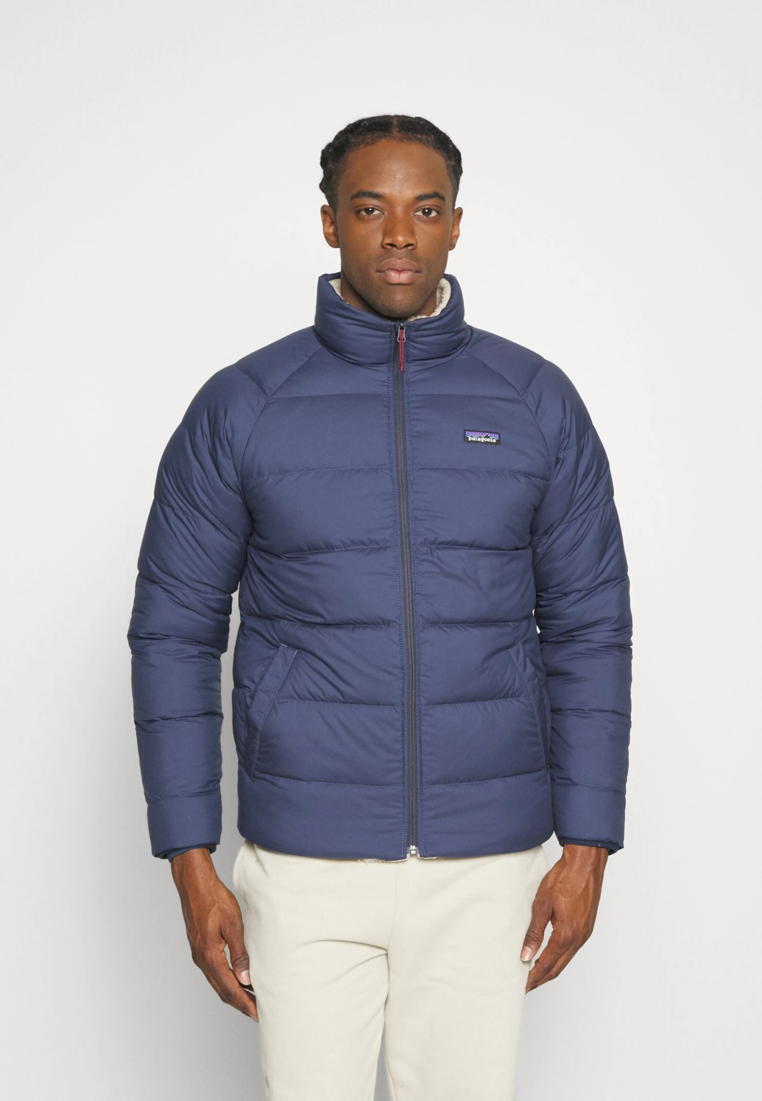 Patagonia Reversible Silent - Gewatteerde Jas - New Navy 1 Patagonia Reversible Silent - Gewatteerde Jas - New Navy