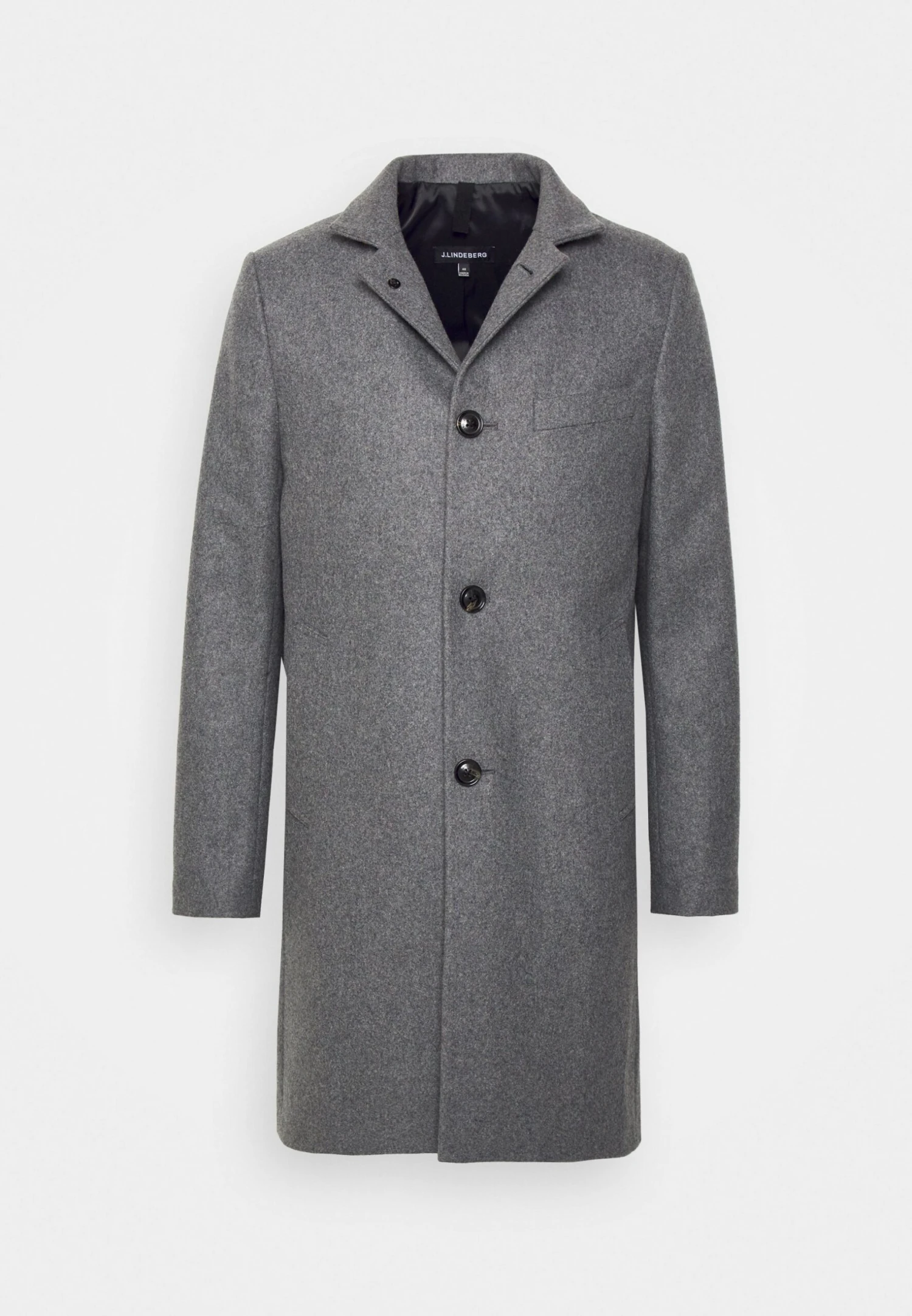 J.Lindeberg Holger Melton Coat - Mantel - Mid Grey Melange 7 J.Lindeberg Holger Melton Coat - Mantel - Mid Grey Melange - Afbeelding 7