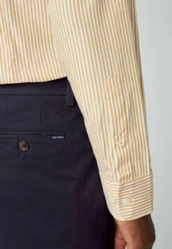 Hackett London Essential Bengal Stripe - Overhemd - White Yelow -Modieuze Mannen e166c751c12c4a67bab31344c7e66786