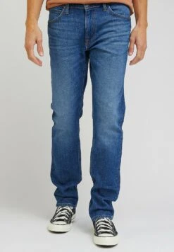 Lee Daren Zip Fly - Straight Leg Jeans - Blue Denim