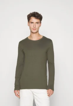 Pier One 2 Pack - Longsleeve - Black/Khaki -Modieuze Mannen ea81510192644df0b8474502b4279a35 scaled