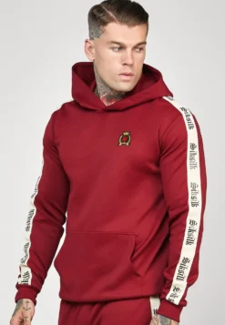 SikSilk Hoodie With Gothic Side Tape - Longsleeve - Burgundy 9 SikSilk Hoodie With Gothic Side Tape - Longsleeve - Burgundy -Modieuze Mannen ef15ace0df6e443ea1bfa68aae917aeb scaled