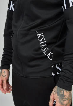 SikSilk Dynmic Zip Through Hoodie - Sweater Met Rits - Black -Modieuze Mannen f0208d60f3db4c37b2f9e6d2d77ad687 scaled